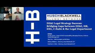 Bridging Gaps between DE&I, HR, ESG, C-Suite & the Legal Department