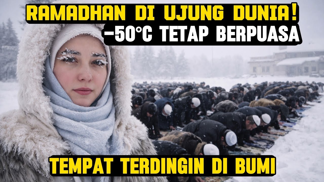 RAMADHAN DI TEMPAT TERDINGIN DI DUNIA! Umat Islam Bertahan di Tengah Suhu -50°C Yakutsk, Kaukasus
