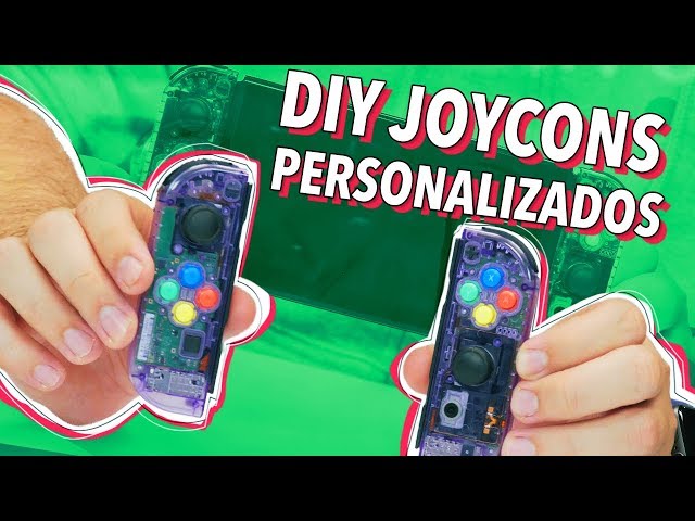 TROCANDO O CORPO DOS JOY-CONS DO SWITCH! (DIY) 