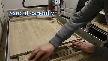 Wooden desk organiser. CNC project