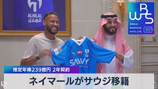 ネイマールがサウジ移籍　推定年俸239億円 2年契約【WBS】（2023年8月16日）