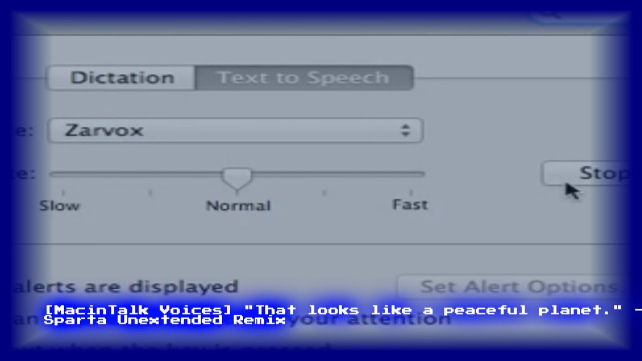 [MacinTalk Voices] "That looks like a peaceful planet." - Sparta Unextended Remix - Published on Dec 2, 2017