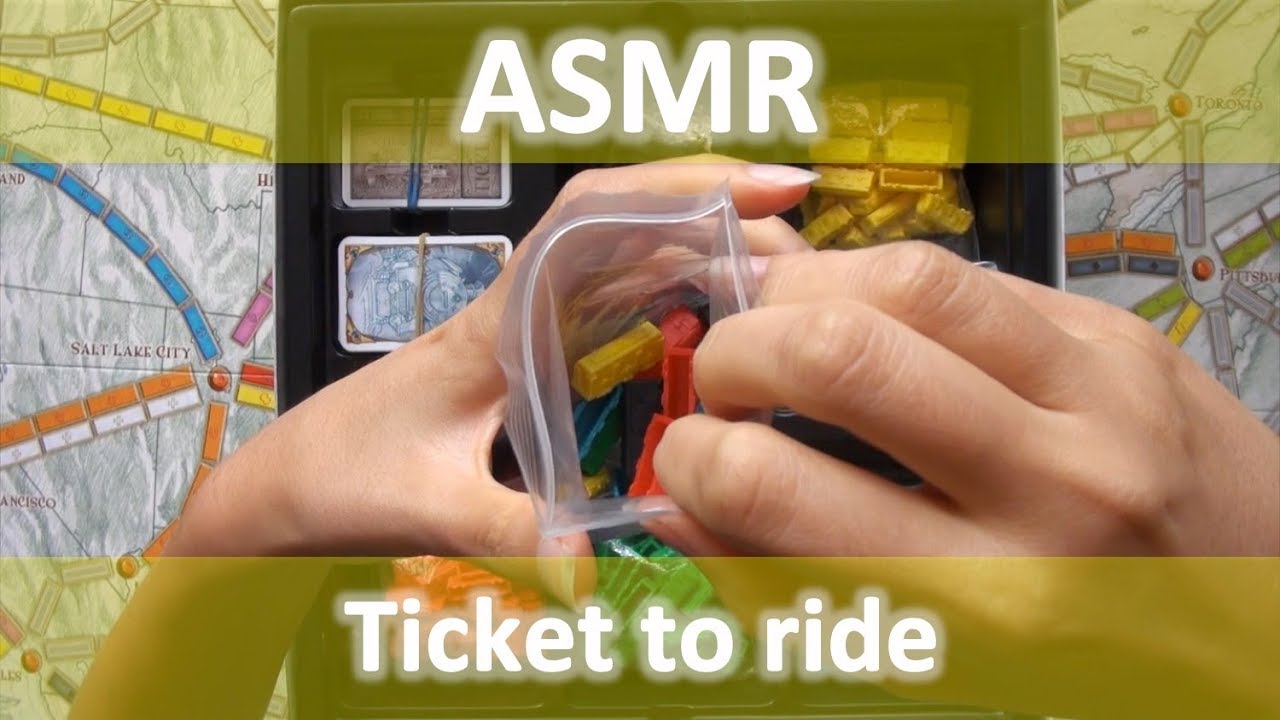 ASMR ITA Show & Tell Ticket to ride [whispering]