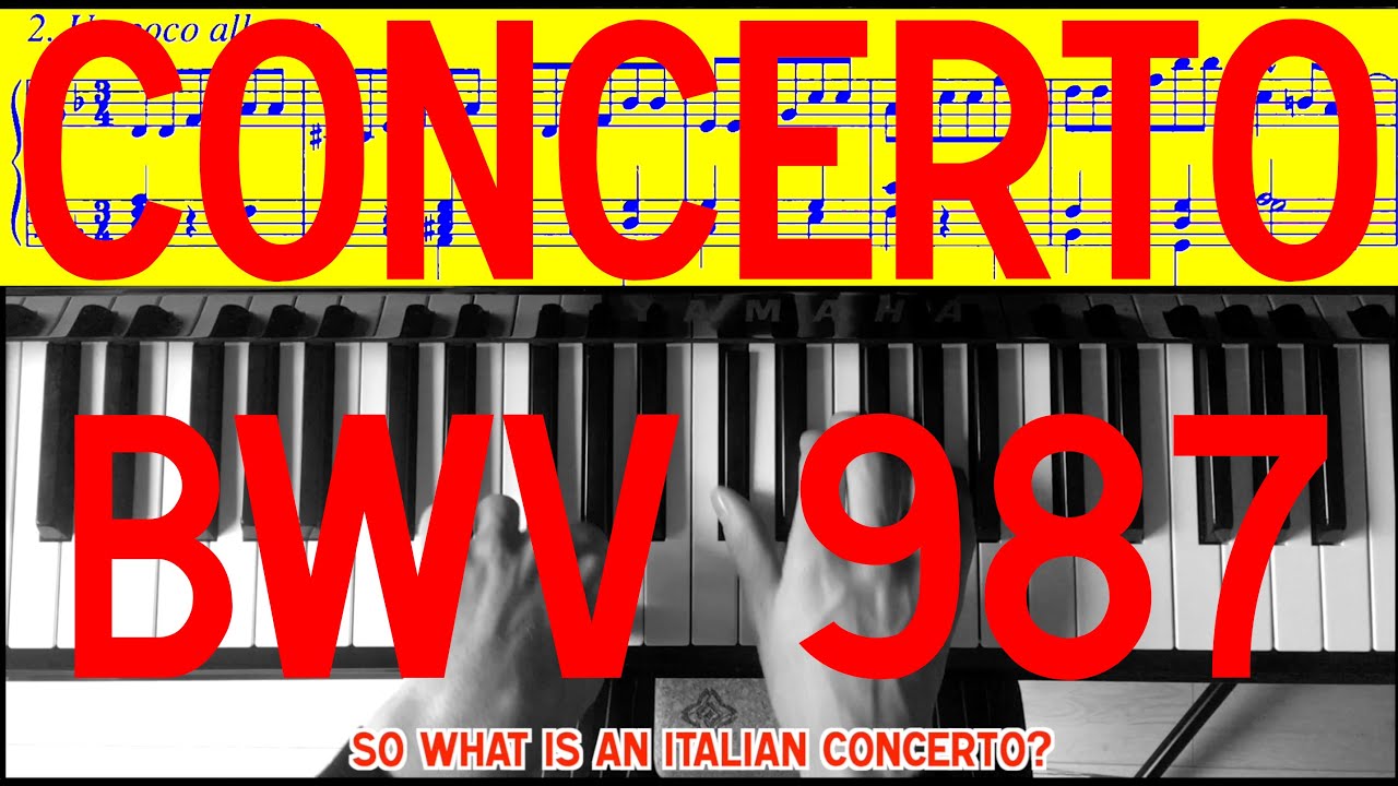 J.S. Bach: Concerto in d minor BWV 987 (Evan Shinners, keyboard)