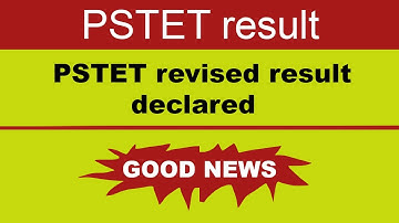 Revised result 2017 pstet 1