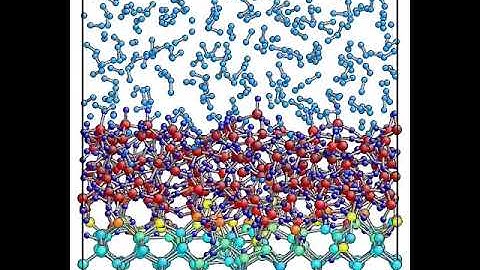 Thermal oxidation process of silicon (Molecular Dynamics simulation)
