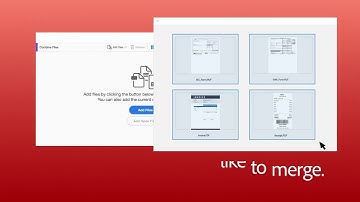 How to combine PDF files into one and merge using Adobe Acrobat