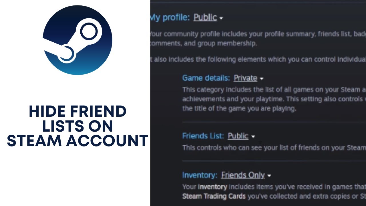 How to Hide Steam Games from Friends? 