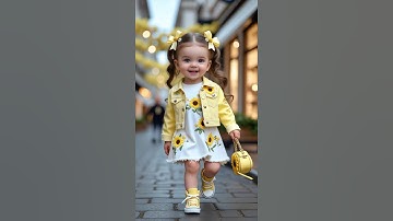 Cutest BABY STYLE TIPS 🌼🤍 Trendy Fashion Looks & outfit ideas #shorts #babygirl