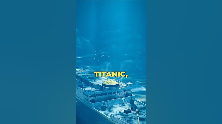 Pourrions-nous remonter le Titanic ? 🚢😳