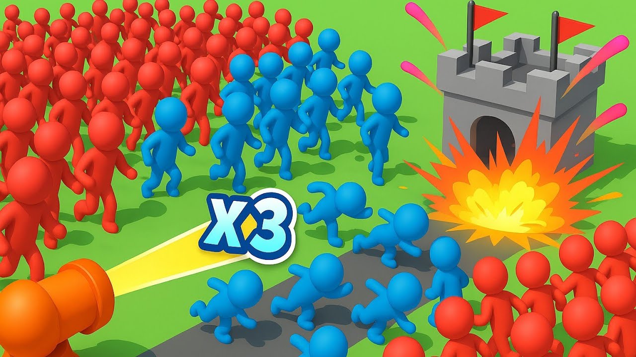 "MAX Army in Mob Control! 💥 Epic Battles & Insane Crowd Duplication!"