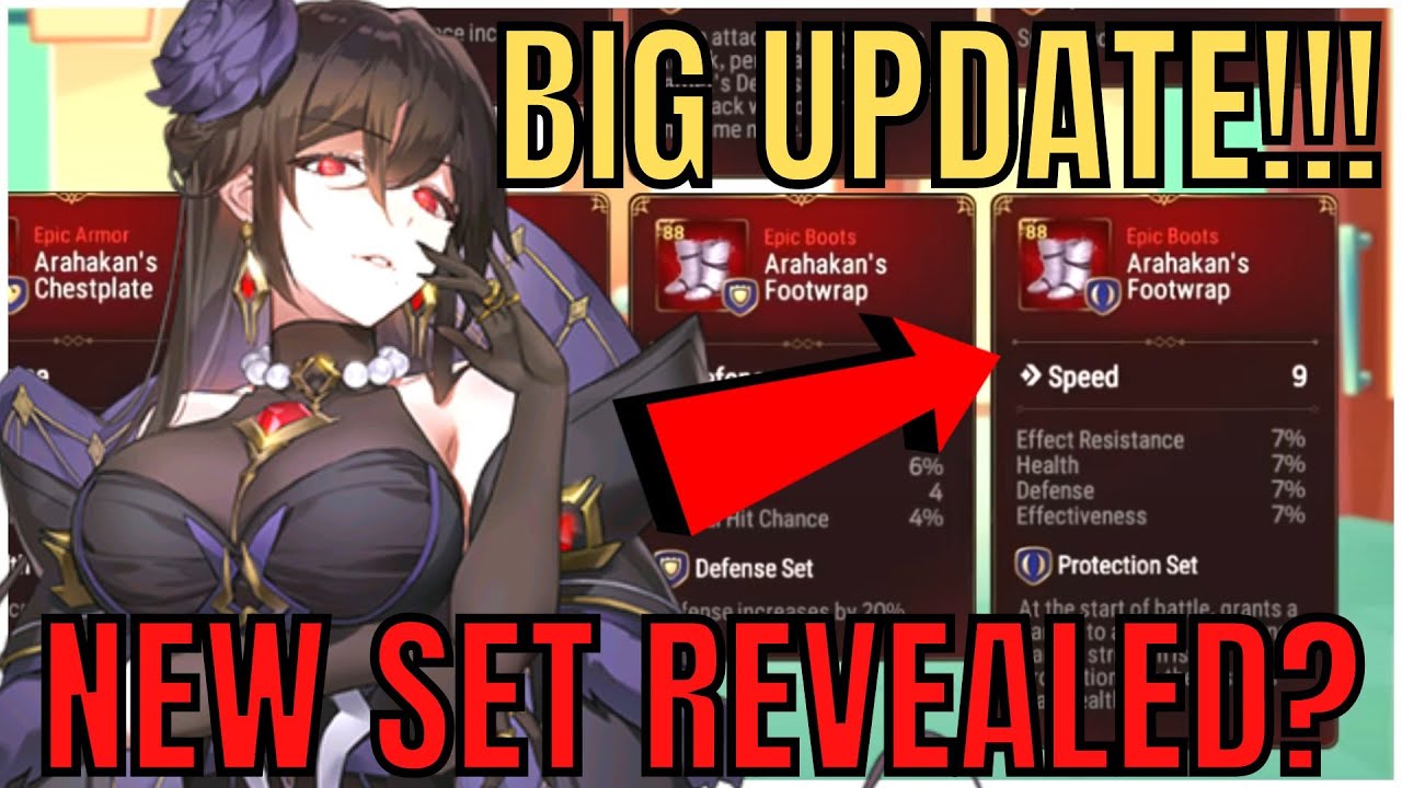 NEW EQUIPMENT SET REVEALED! (Raid Revamp + TONS of Freebies) [Epic