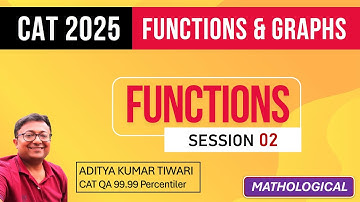 Total number of Functions | Functions 2 | Functions and Graphs || CAT 2025 Preparation QUANT