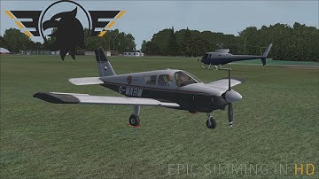A2A Simulations Piper Cherokee | Full VFR Flight | VATSIM | Barton (EGCB) - Caernarfon (EGCK)
