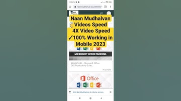 how to speed up naan mudhalvan videos in mobile 2023 #nanmudhalvan #shortvideo #shorts