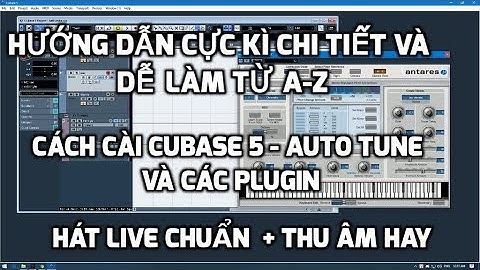 Hướng dẫn cực kì chi tiết cài đặt cubase 5,auto tune,các plugin hát live hay,thu âm chuẩn.0888777012