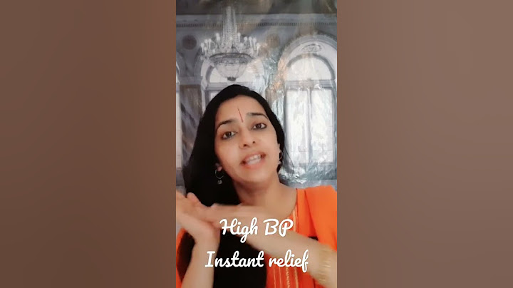 how to get instant relief from high blood pressure | how to lower your BP when it's high