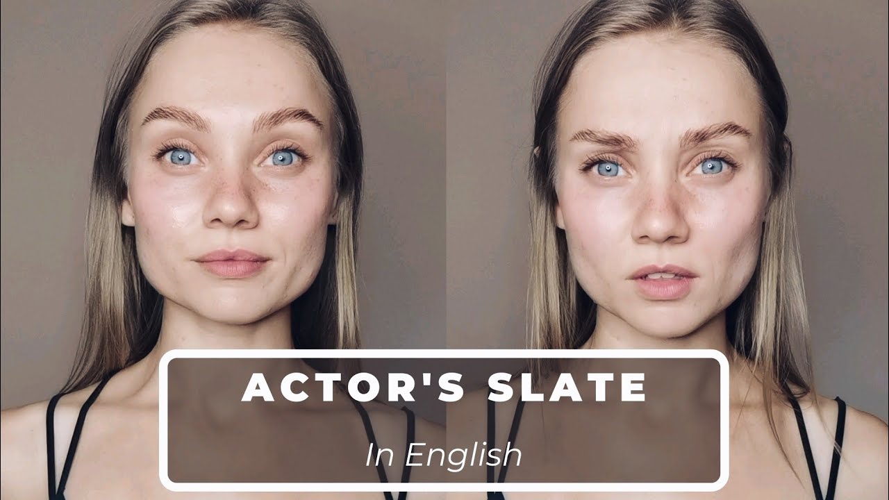Actor's slate, eng - YouTube