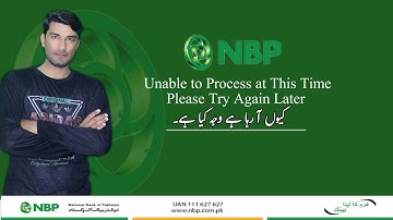 How to Solve Unable to Process at This Time on NBP Digital App | Technical Gadi