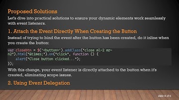 How to Bind a Listener to a Dynamically Created Element with Ease
