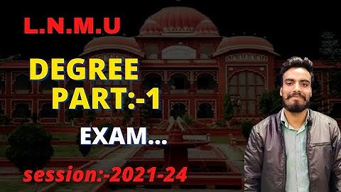 Lnmu UG Part-1 Exam..?/part:1Exam/LnmuCollege