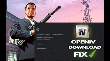 [FIX] GTA 5 - OpenIV Download Problem Fixed (This site can’t provide a secure connection ntscorp.ru)