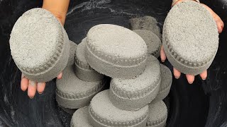 Asmr- Super duper crunchy dusty sand cement dry+ water 💦💦 crumbling🤤 (ov)
