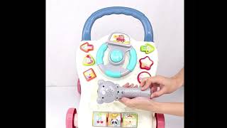 Baby Walker - Baby Loopwagen Kar Met Muziek En Lichtjes - Vanaf 6 Maanden