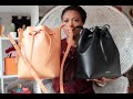 7. Mansur Gavriel Mini Bucket VS Regular Bucket Bag