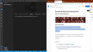 Brownie 1: How to install Brownie for Blockchain Development