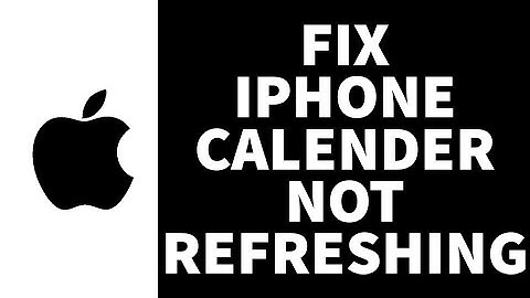 How To FIX iPhone Calendar Not Refreshing (2022)