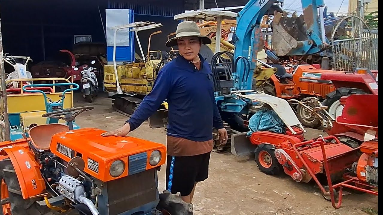 Máy cày giá từ 15 triệu, ông chủ báo giá 39 chiếc số điện thoại trong phần mô tả.