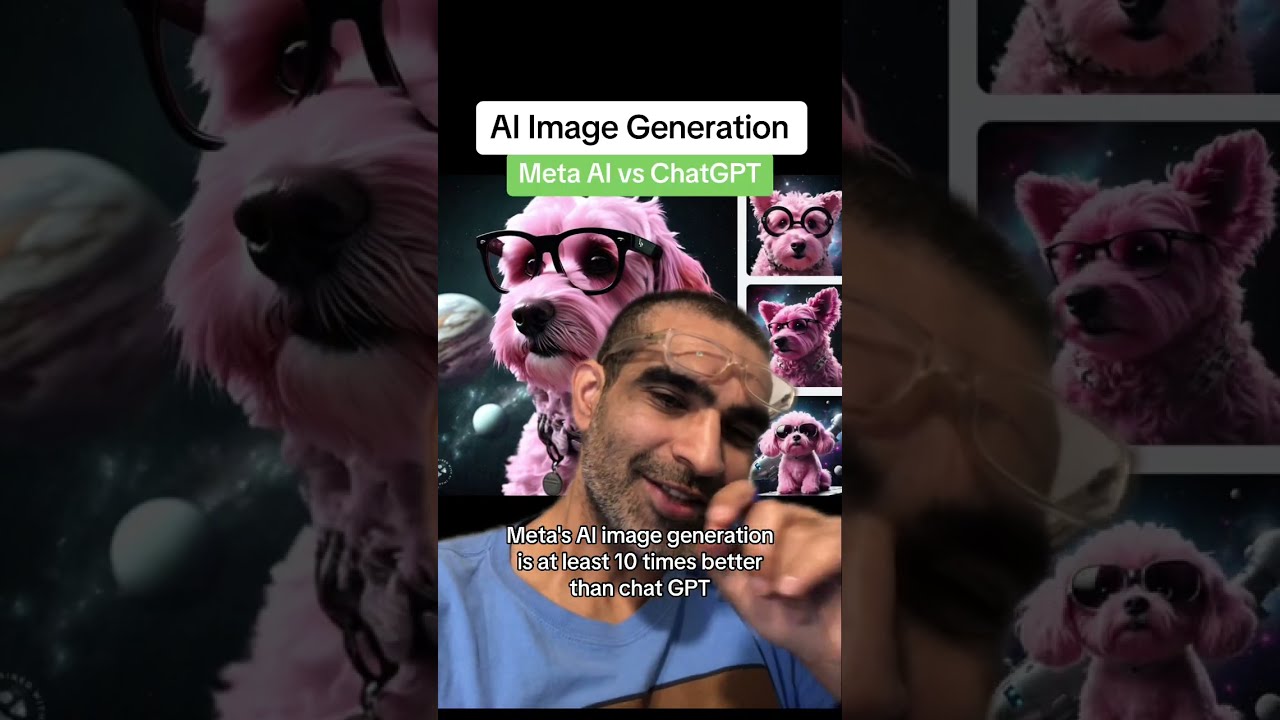 AI image generation comparison (Meta AI vs chatGPT) 🤫