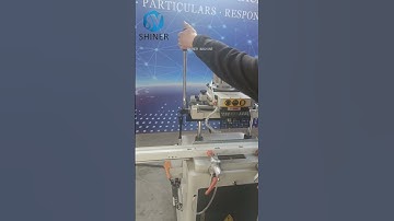 Shiner aluminum window and door single head copy router machine #aluminummachine #winodowdoor