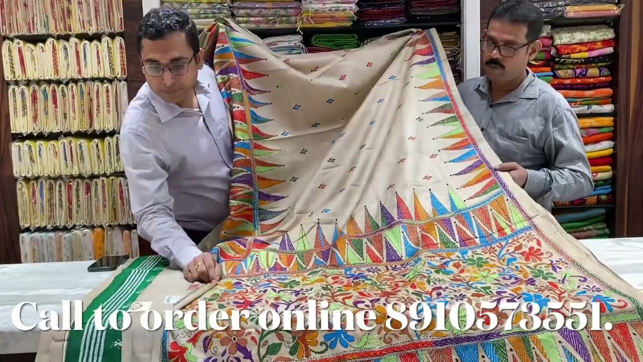 Deep Mgenta Floral Nakshi Kantha Soft Silk Saree - Kantha CraftArt | Shop  Online at Ethnickart India's Best Ethnic Weares & Wares