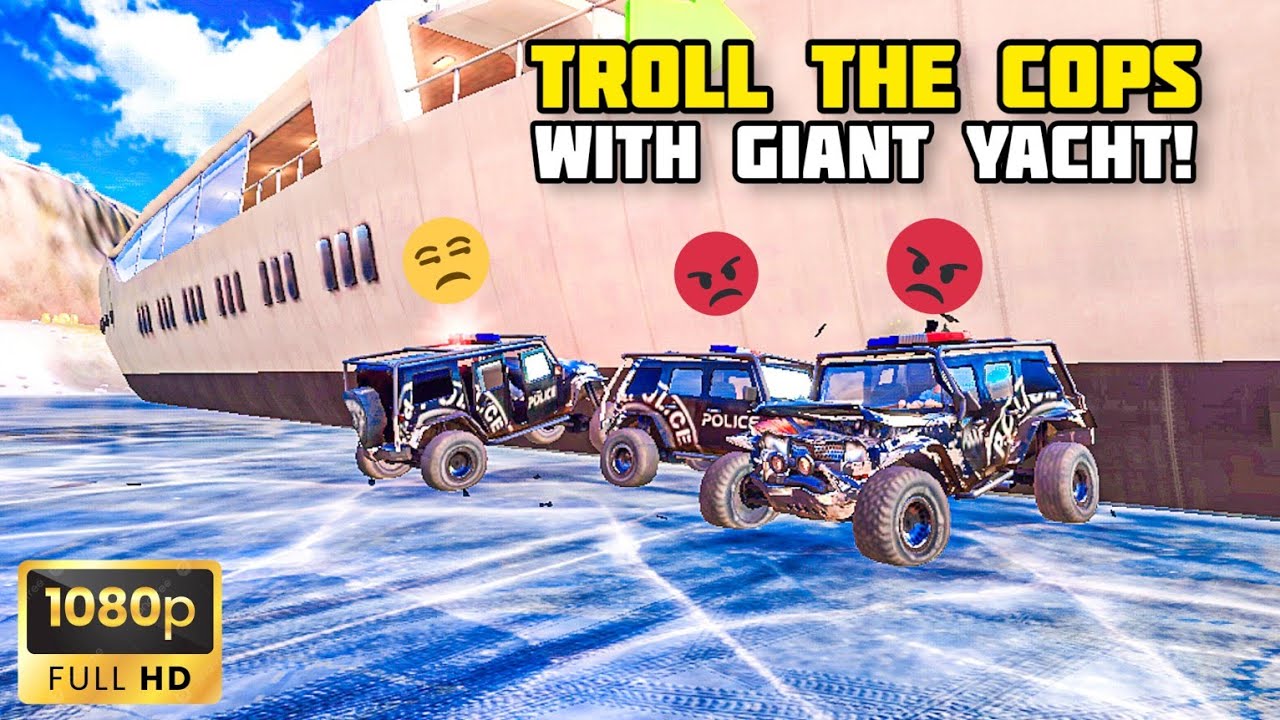 TROLL THE COPS WITH LUXURY YACHT IN THE ICE | OFF THE ROAD HD OPEN WORLD DRIVING GAME