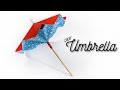 How to make a paper umbrella that opens and closes 🌂 DIY Paper Umbrella