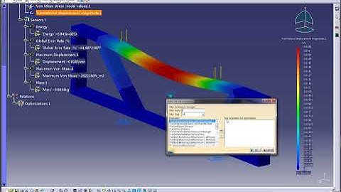 CATIA V5 Static Analysis Engineering Optimizer