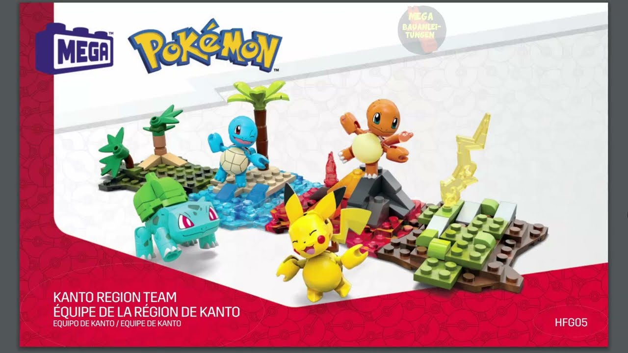 Mega Construx™ Pokémon™ Kanto Region Team