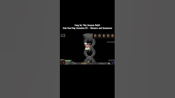 Easy for This Amazon Build  – Solo Run Map Azmodan P2 - Chimera and Summoner