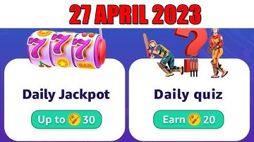 Amazon Funzone Runs Quiz Answers Today | Amazon Quiz Today | 27 April 2023