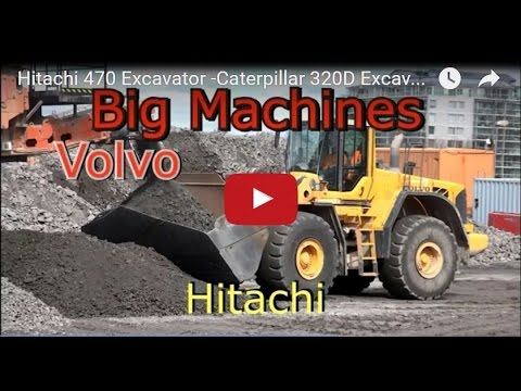 hitachi-470-excavator--world's-best-wheel-loader-caterpillar-320d-excavator--volvo-wheel-loader