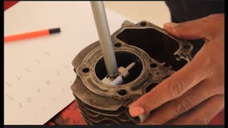 Mengukur Keausan Blok silinder sepeda Motor