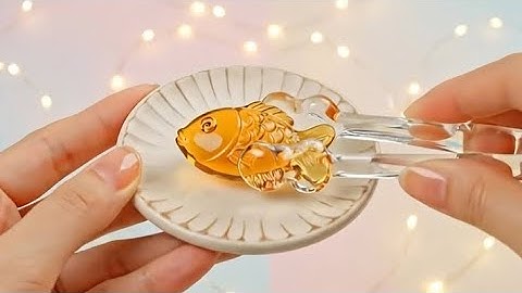 AI ASMR ✨ 유리 붕어빵 만들기 🐠✨