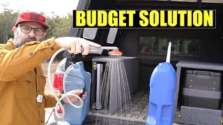 Budget Camp Shower and Faucet Vanlife Solution - 12 volt Rechargeable Overlanding Offroad Ivation