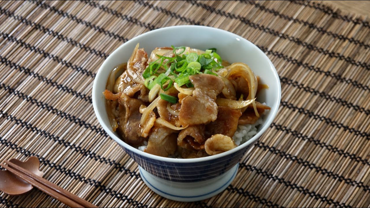Buta Don Recipe - Japanese Cooking 101