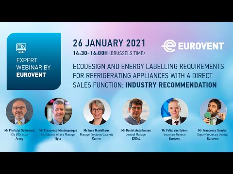 Webinar: Ecodesign and Energy Labelling requirements for refrigerating appliances