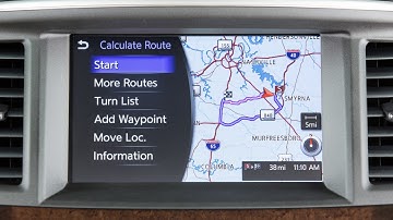 2018 INFINITI Q70 HEV - Navigation Functions Disabled While Driving (if so equipped)