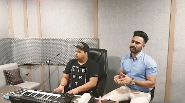 Hardeep grewal singing dheeyan song live in R guru studio