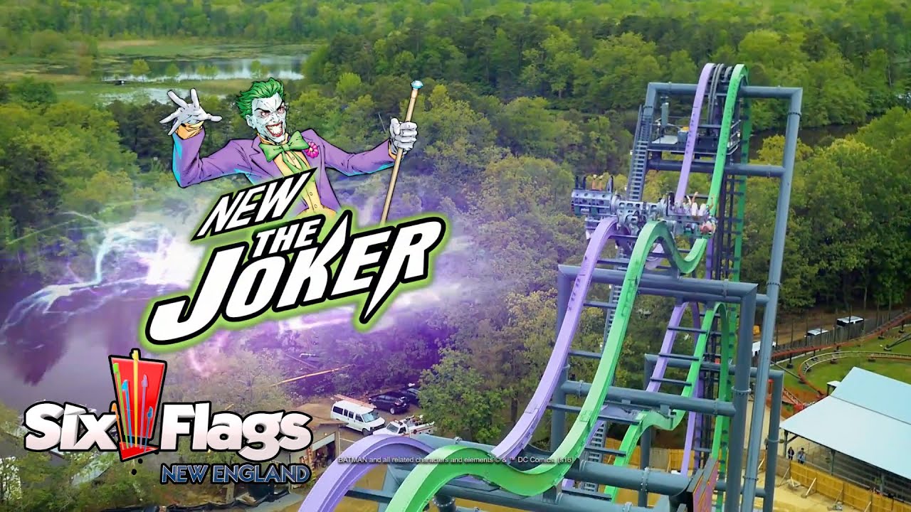 The Joker New Roller Coaster For Six Flags New England In 2017 The Joker New Roller Coaster For Six Flags New England In 2017
